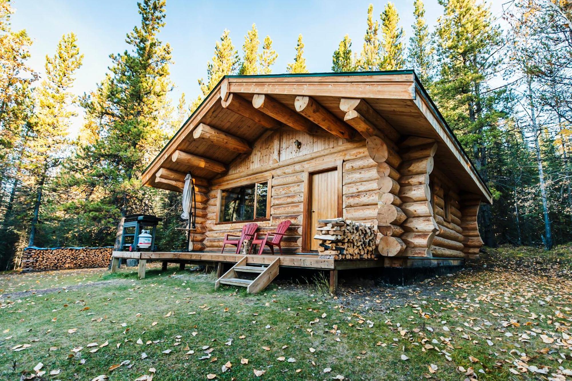 Rocky Mountain Escape Dome & Log Cabin Rentals - Rock Lake Rock Lake Lodge Provincial Park Exteriör bild